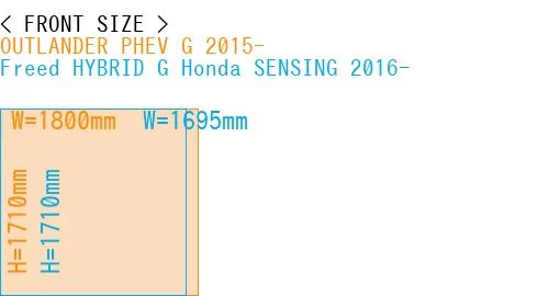 #OUTLANDER PHEV G 2015- + Freed HYBRID G Honda SENSING 2016-